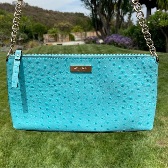 Kate Spade Light Blue Spotted Bag - Picture 2 of 10